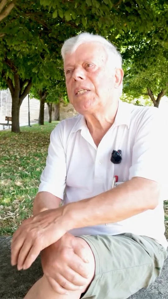 Sr. José Lopes Nunes (Jolon) numa conversa Terravoz